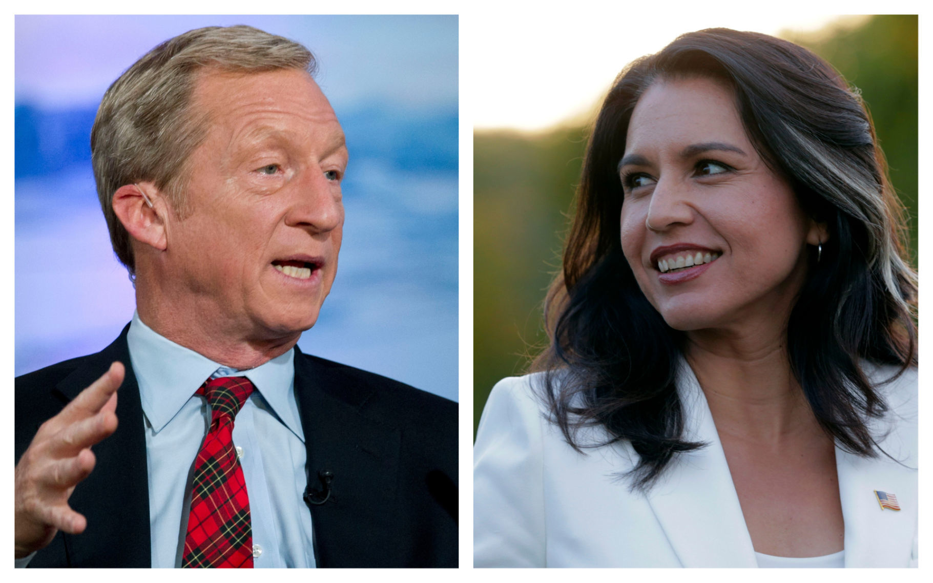 Steyer and Gabbard